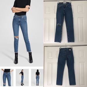 Nobody Denim High Rise slim Vega Ankle  jean size 26